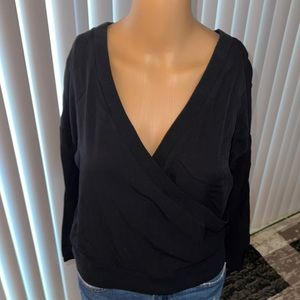 Black n:Philantrophy V Neck Blouse